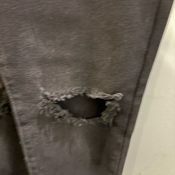 Women’s NoBo Black Distressed Jeans - Picture 3 of 6